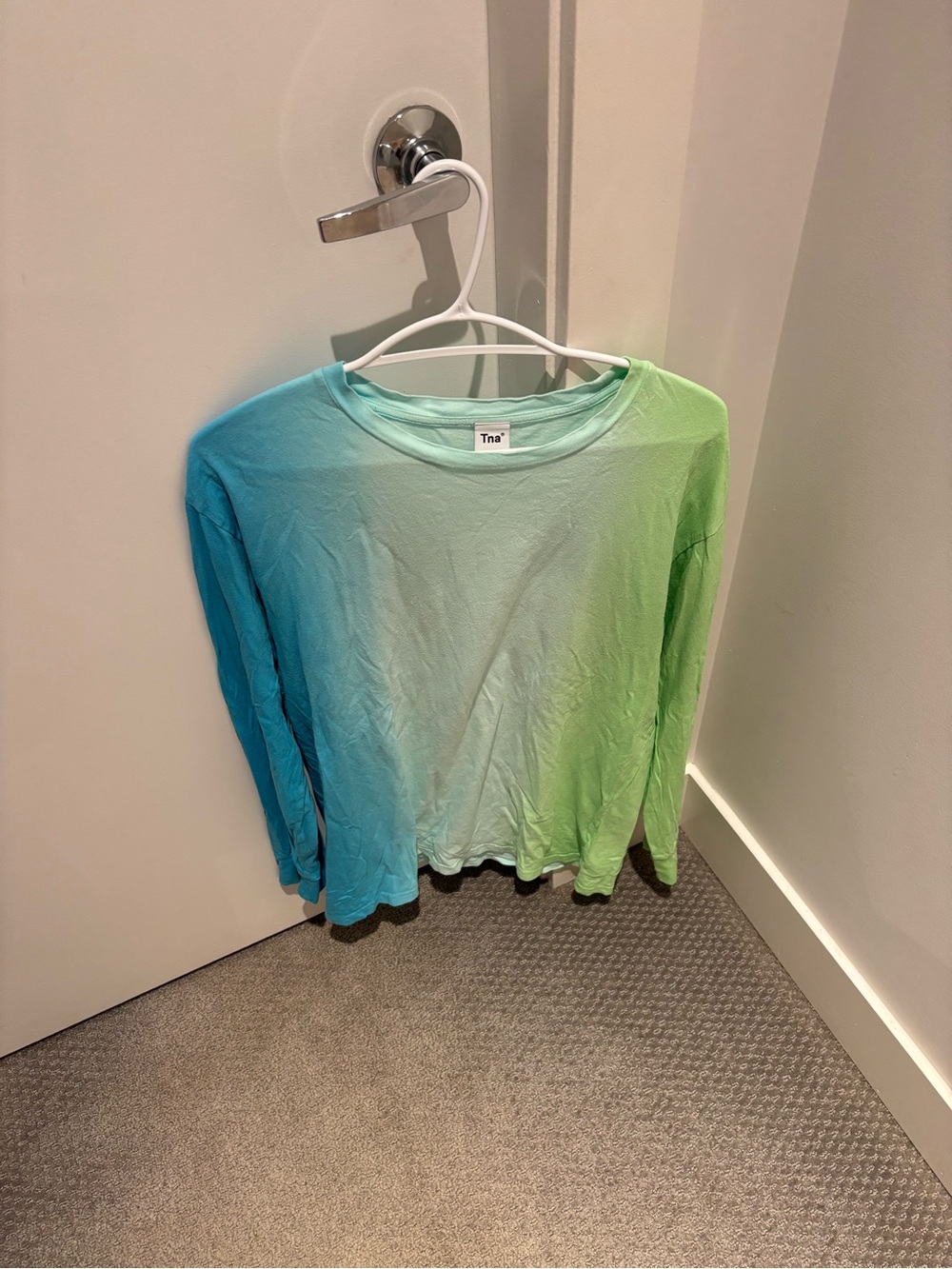 TNA Kids' Ombre Long-Sleeve Tee - Blue & Green